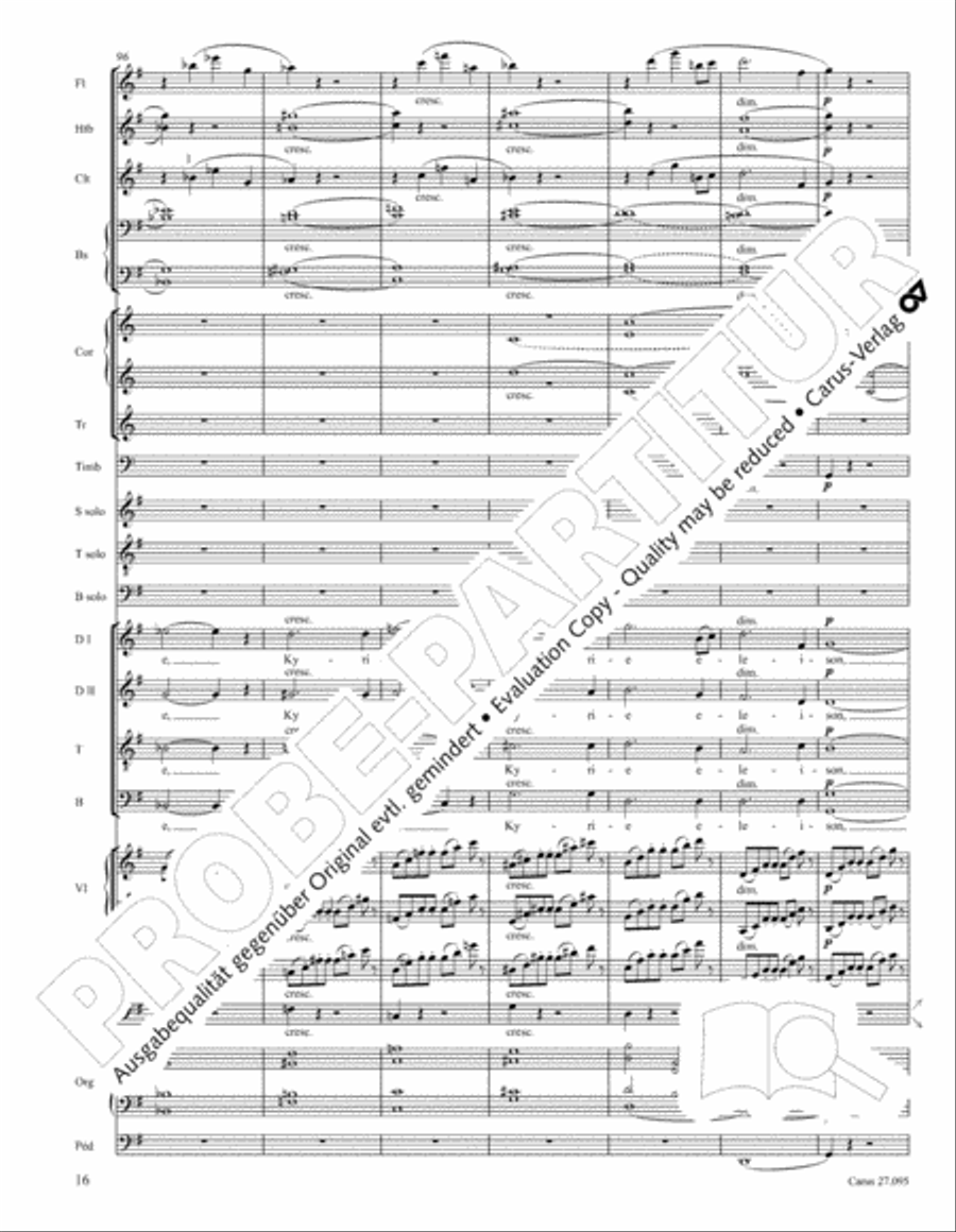 Messe solennelle de sainte Cecile Messe solennelle de sainte Cecile STB scores gallery preview page 29