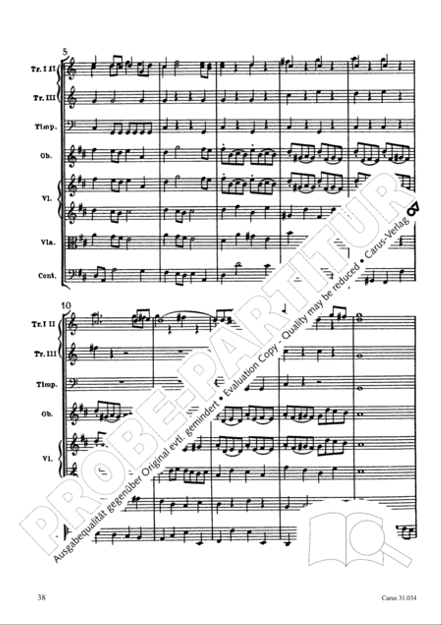 O fire everlasting (O ewiges Feuer, o Ursprung der Liebe) ATB scores gallery preview page 53