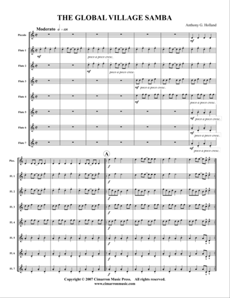 Global Village Samba Large Ensemble scores gallery preview page 2