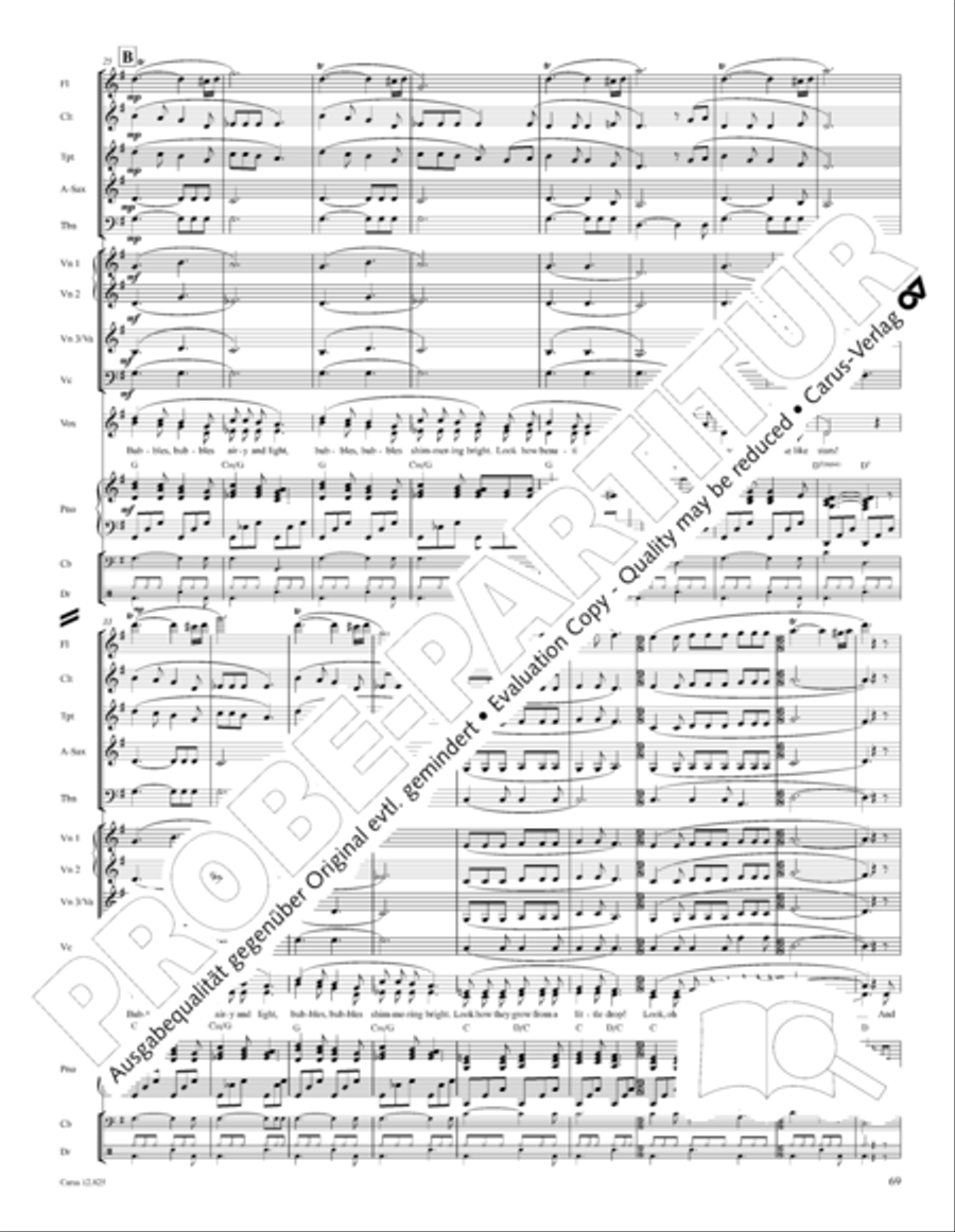 Circus Allegro Circus Allegro Choir scores gallery preview page 70