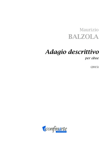 Maurizio Balzola: ADAGIO DESCRITTIVO (ES-20-011)