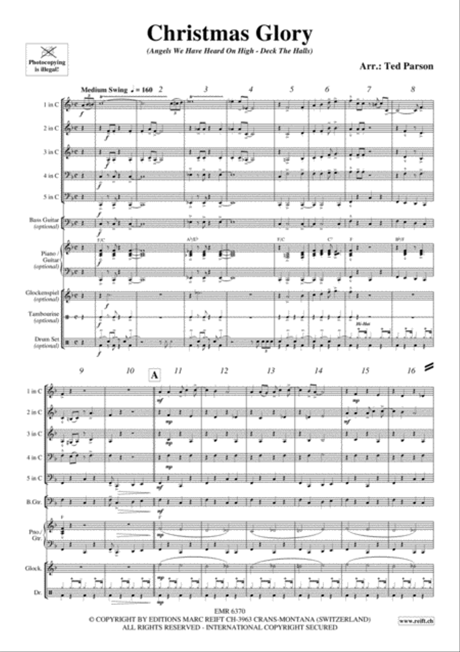 Christmas Glory Brass Band scores gallery preview page 4