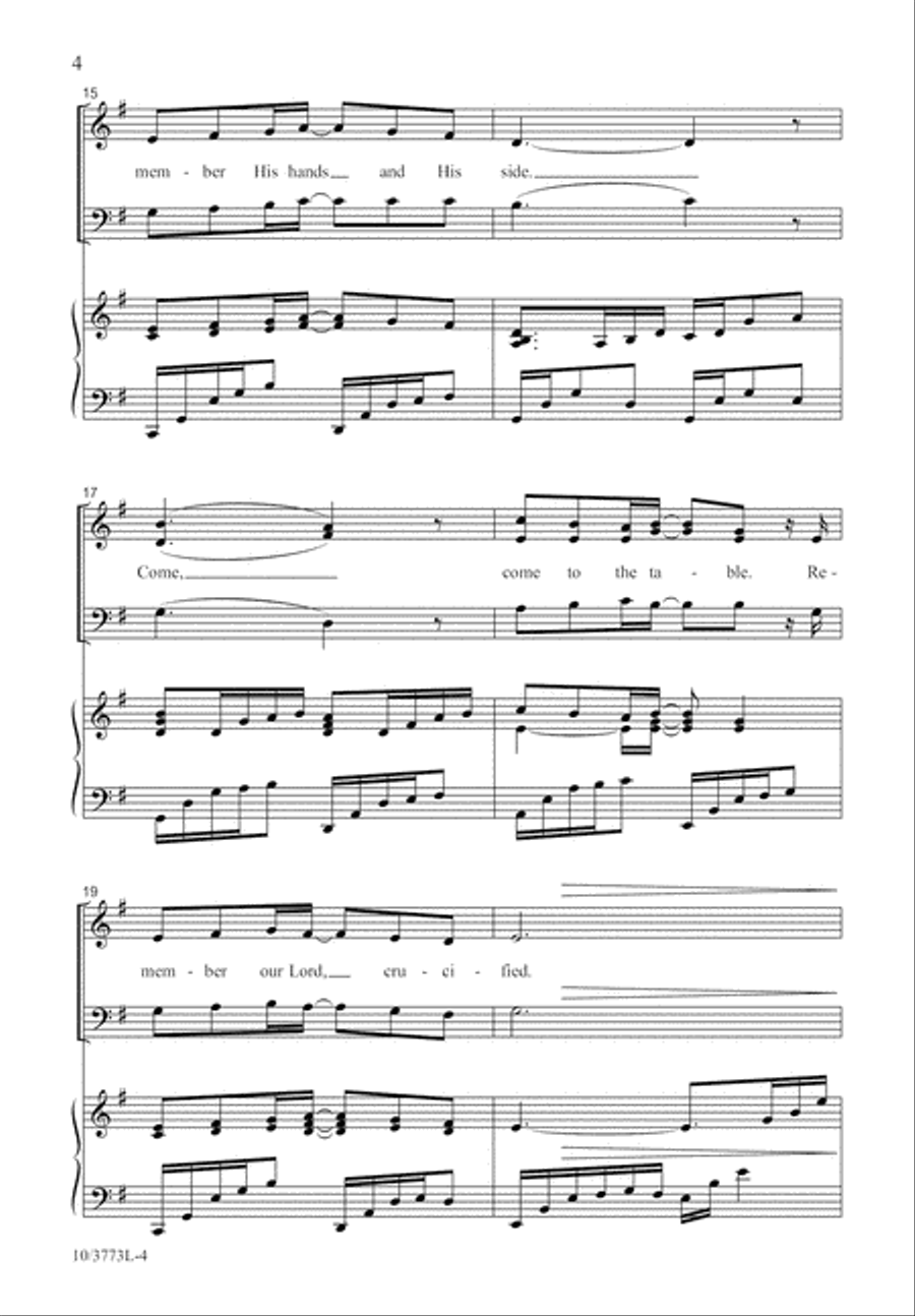 Come to the Table 3-Part scores gallery preview page 4