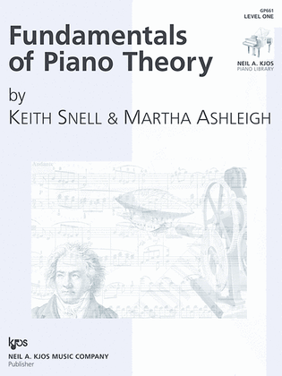 Book cover for Fundamentals of Piano Theory - Level One