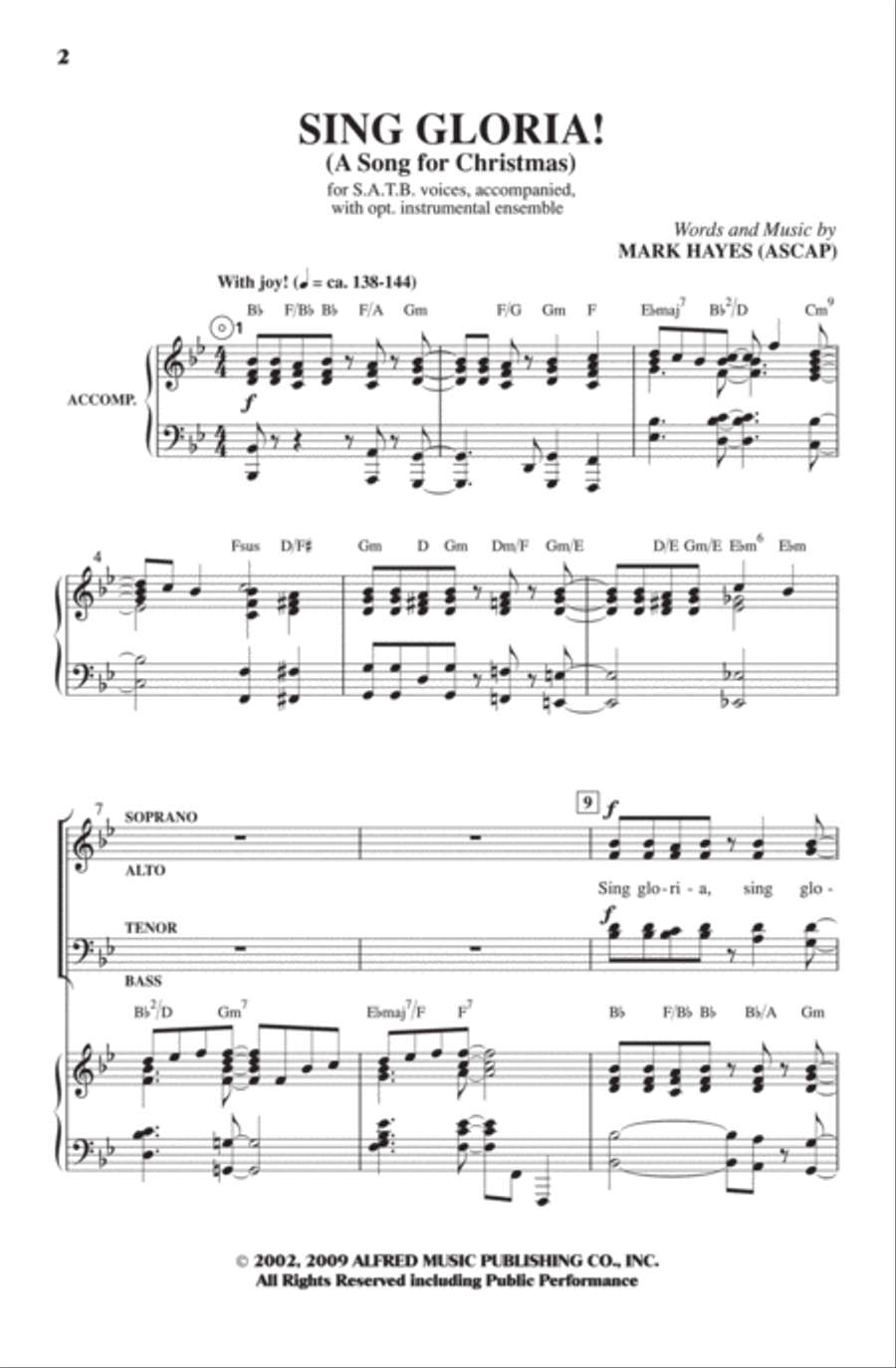 Mark Hayes' Sing Praise Project 4-Part scores gallery preview page 3