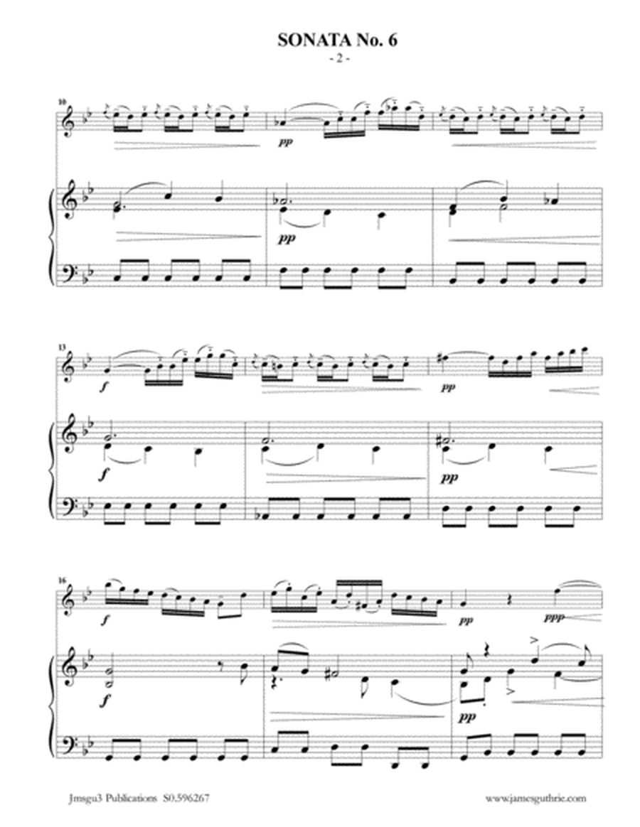 Vivaldi: Sonata No. 6 for Bass Flute & Piano image number null