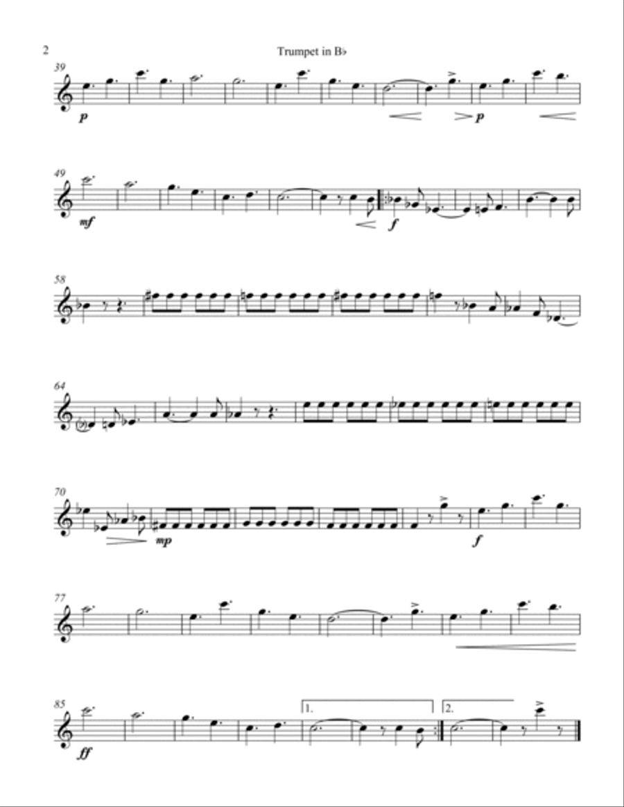Antoinette B-Flat Trumpet scores gallery preview page 2