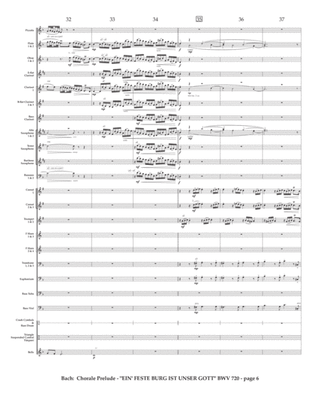 Bach, J.S.: Chorale Prelude: Ein' Feste Burg Ist Unser Gott, BWV 720 (transcribed for band by Stev