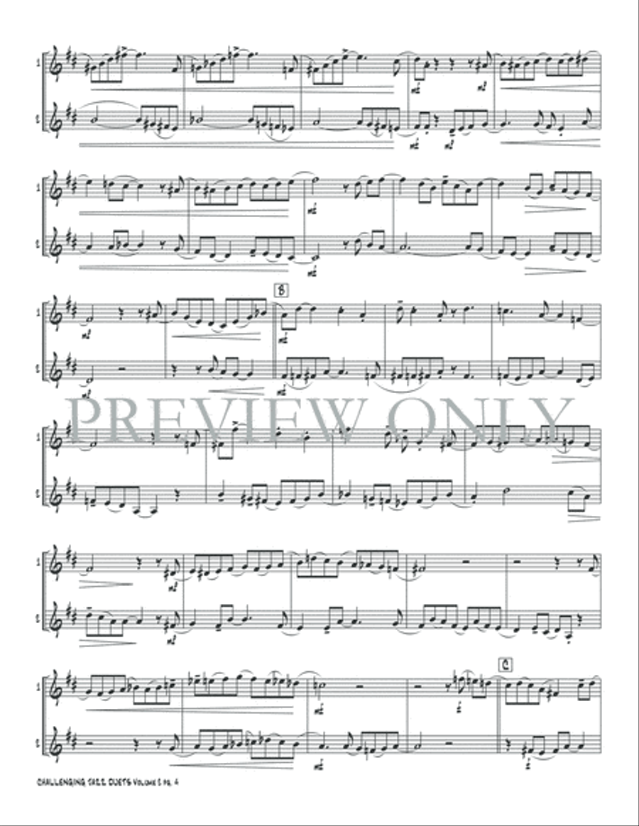 Challenging Jazz Duets, Volume 2 Small Ensemble scores gallery preview page 6