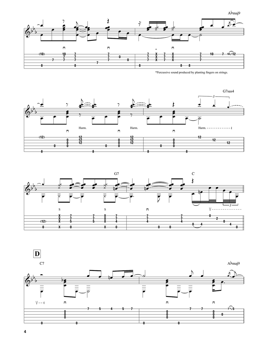 Crazy Acoustic Guitar scores gallery preview page 4