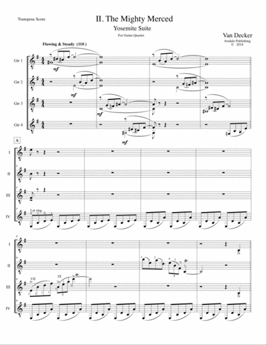 The Mighty Merced Small Ensemble scores gallery preview page 1