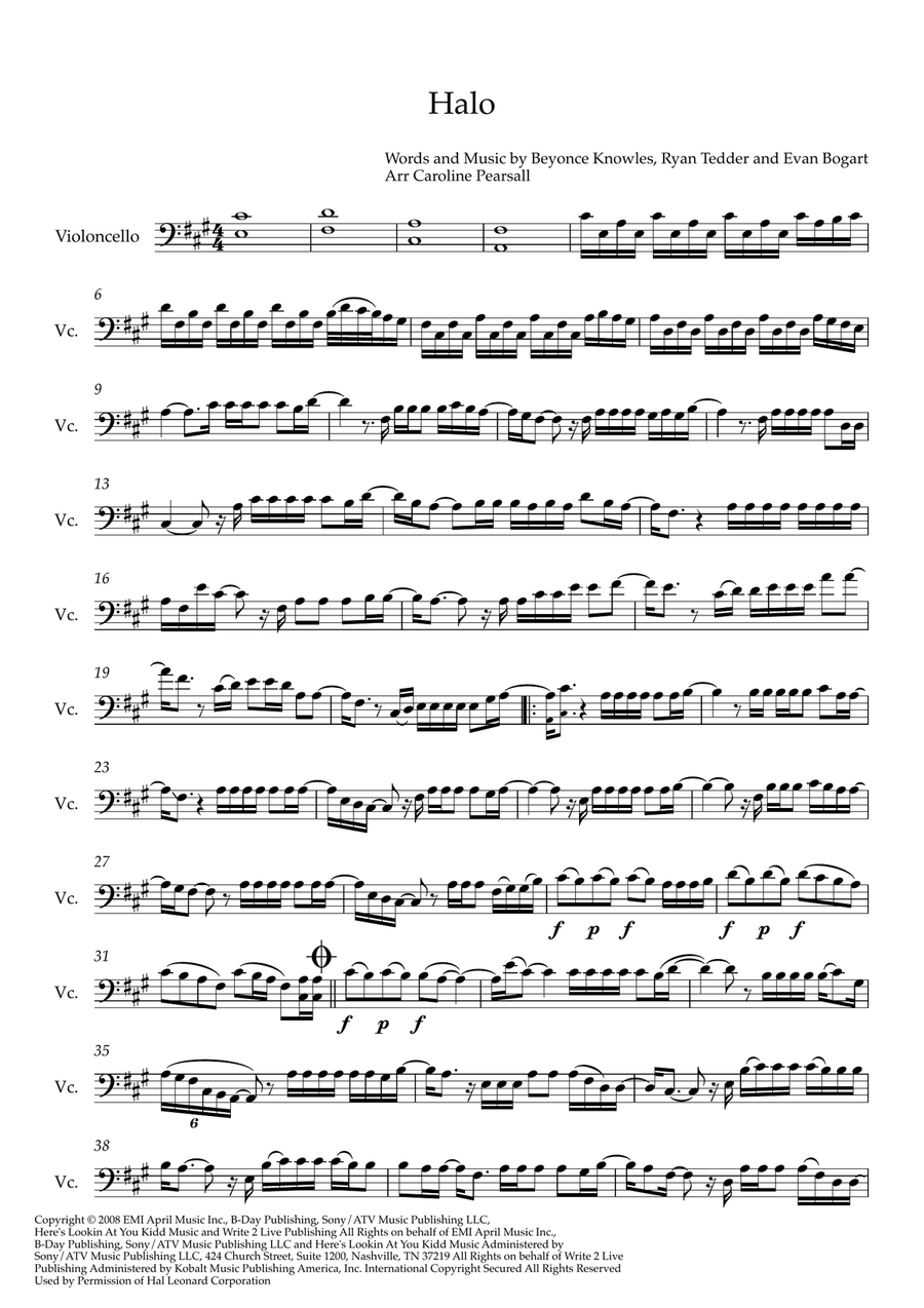 Cello halo outlet