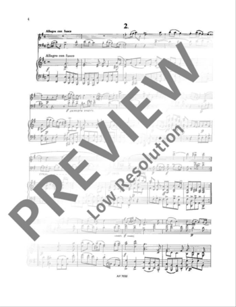 Triosonate G-Dur Bassoon scores gallery preview page 5