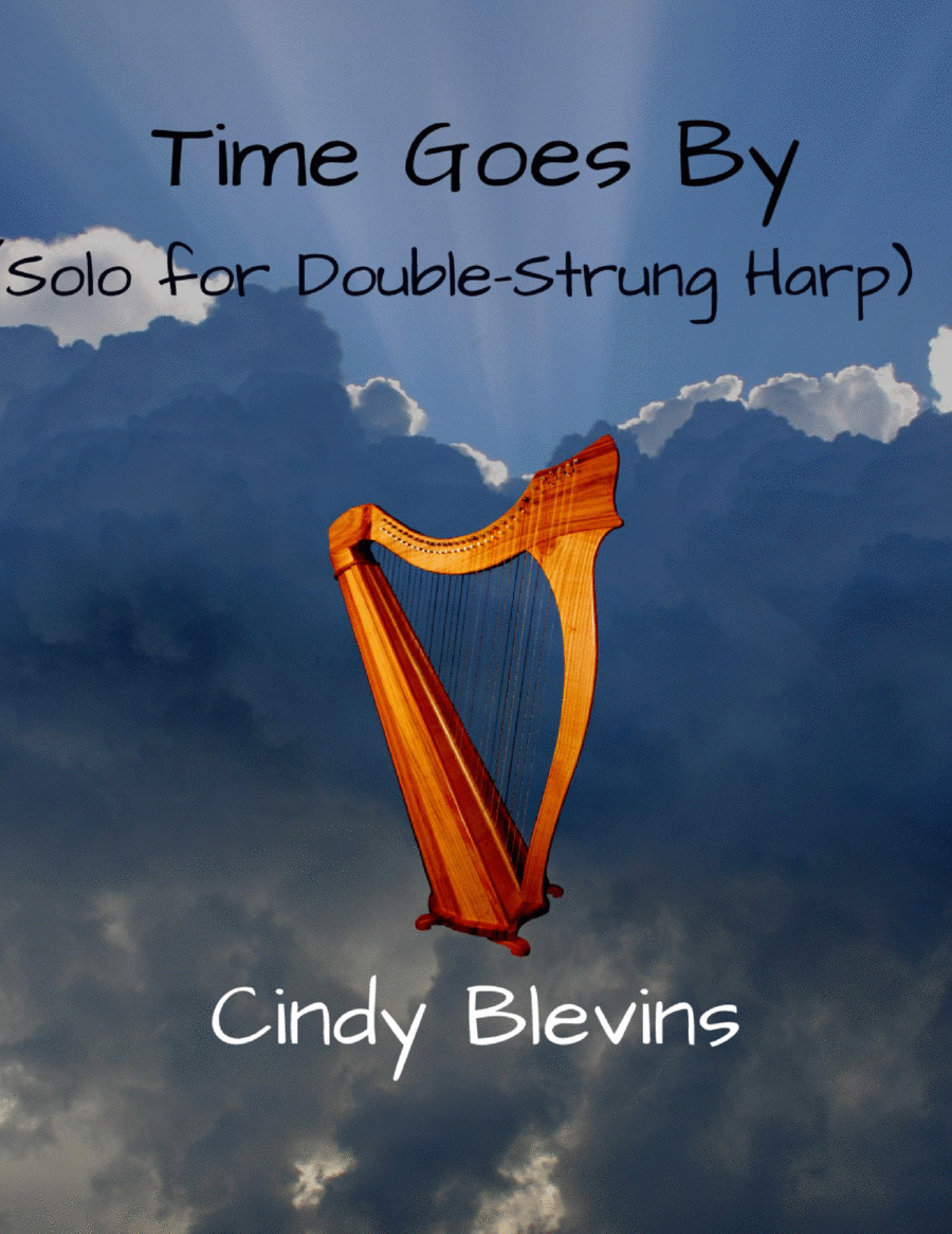 Time Goes By, original solo for Double-Strung Harp Harp scores gallery preview page 1