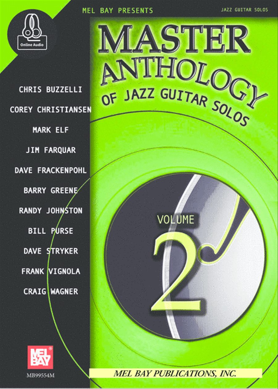 Master Anthology of Jazz Guitar Solos Volume 2 Electric Guitar scores gallery preview page 1