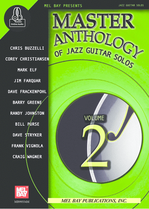 Book cover for Master Anthology of Jazz Guitar Solos Volume 2