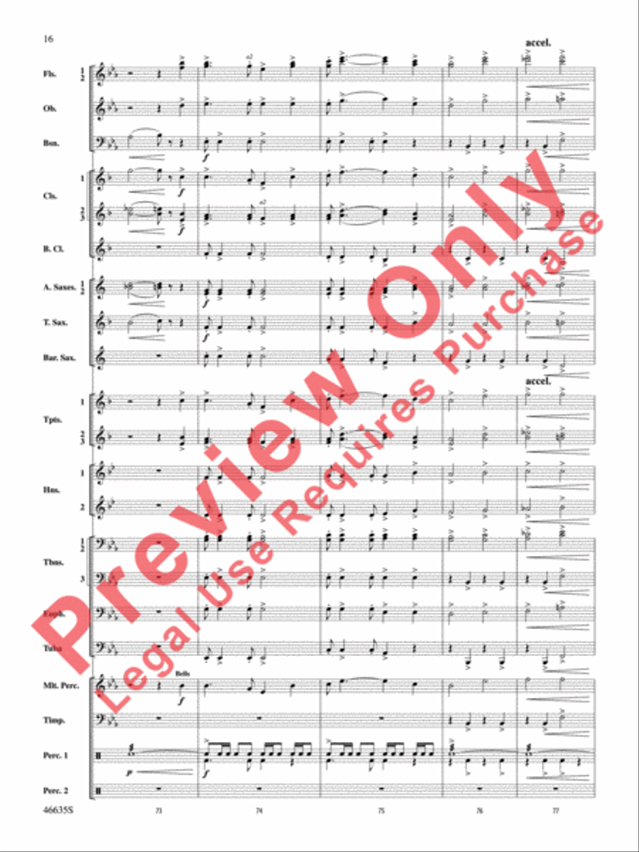 Best of the West! Concert Band scores gallery preview page 17