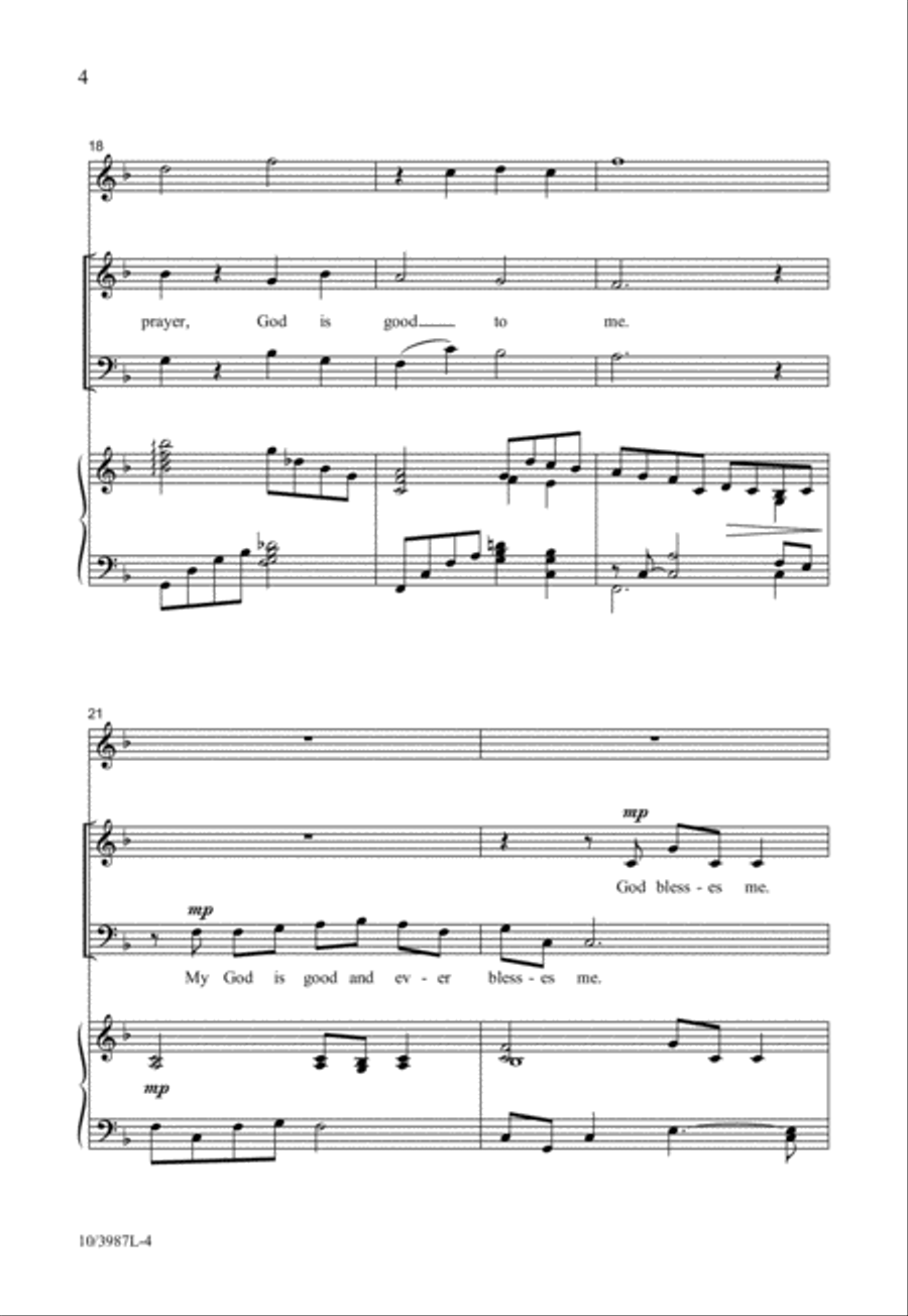 God Is So Good 2-Part scores gallery preview page 4