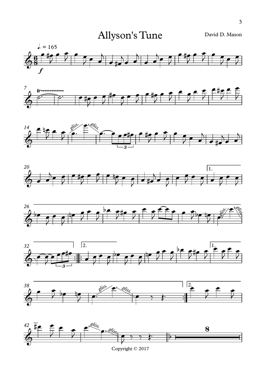 Xylophone Solos Volume 3. Piano scores gallery preview page 3