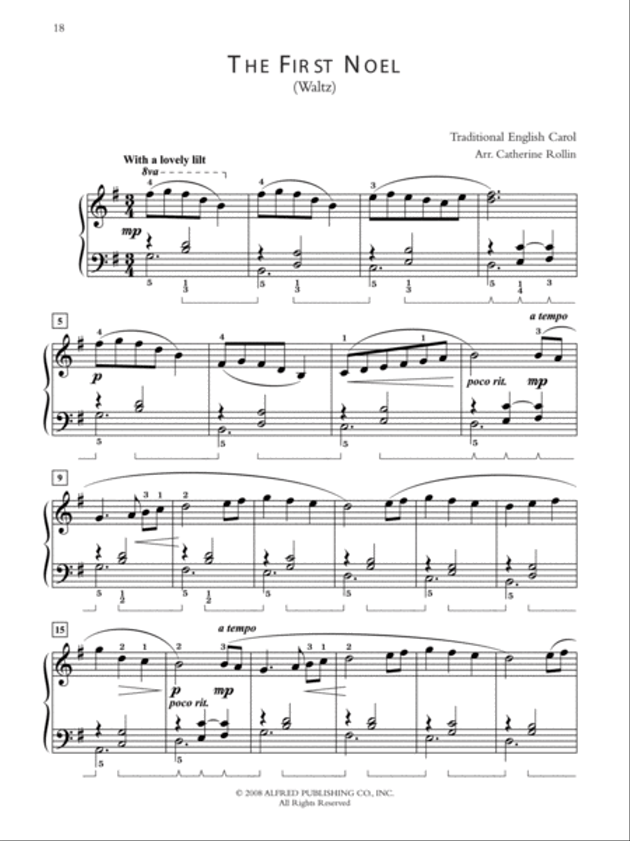 Dances for Christmas, Book 1 Piano Solo scores gallery preview page 4