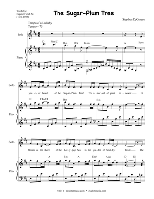 The Sugar-Plum Tree (Solo with SATB)
