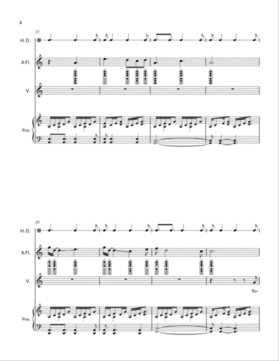 Prayer Of Thanksgiving - For A Flute Flute scores gallery preview page 6