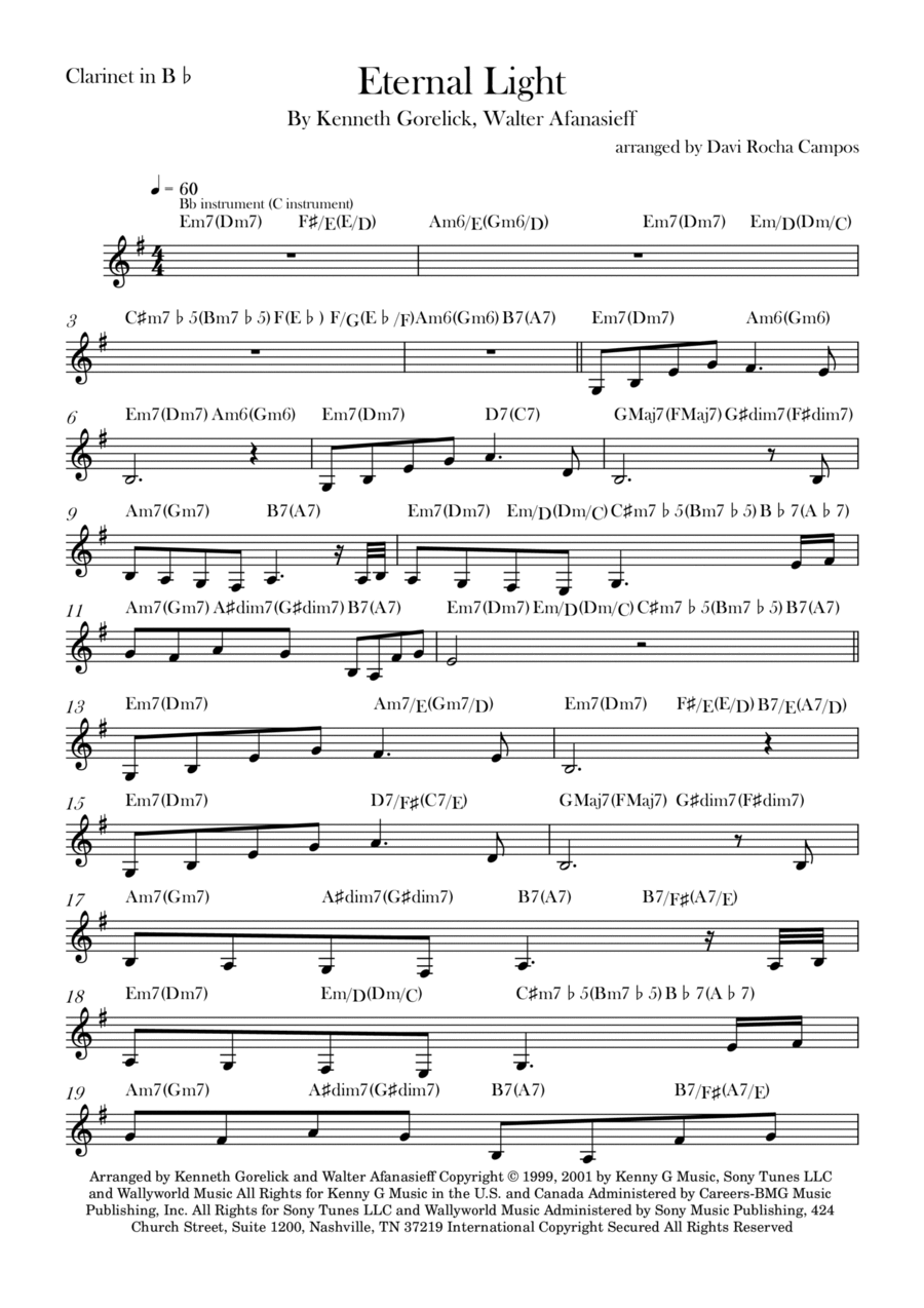 Eternal Light Chamber Music scores gallery preview page 1