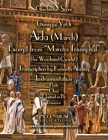 March – Aida March (excerpt from Triumphal March) (for Woodwind Quartet) image number null