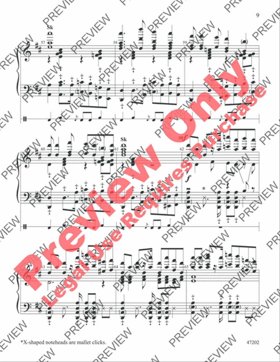 Somebody's Knocking at Your Door Handbell Choir scores gallery preview page 9