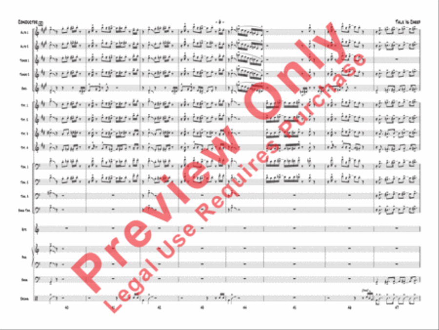 Talk Is Cheep Jazz Ensemble scores gallery preview page 9