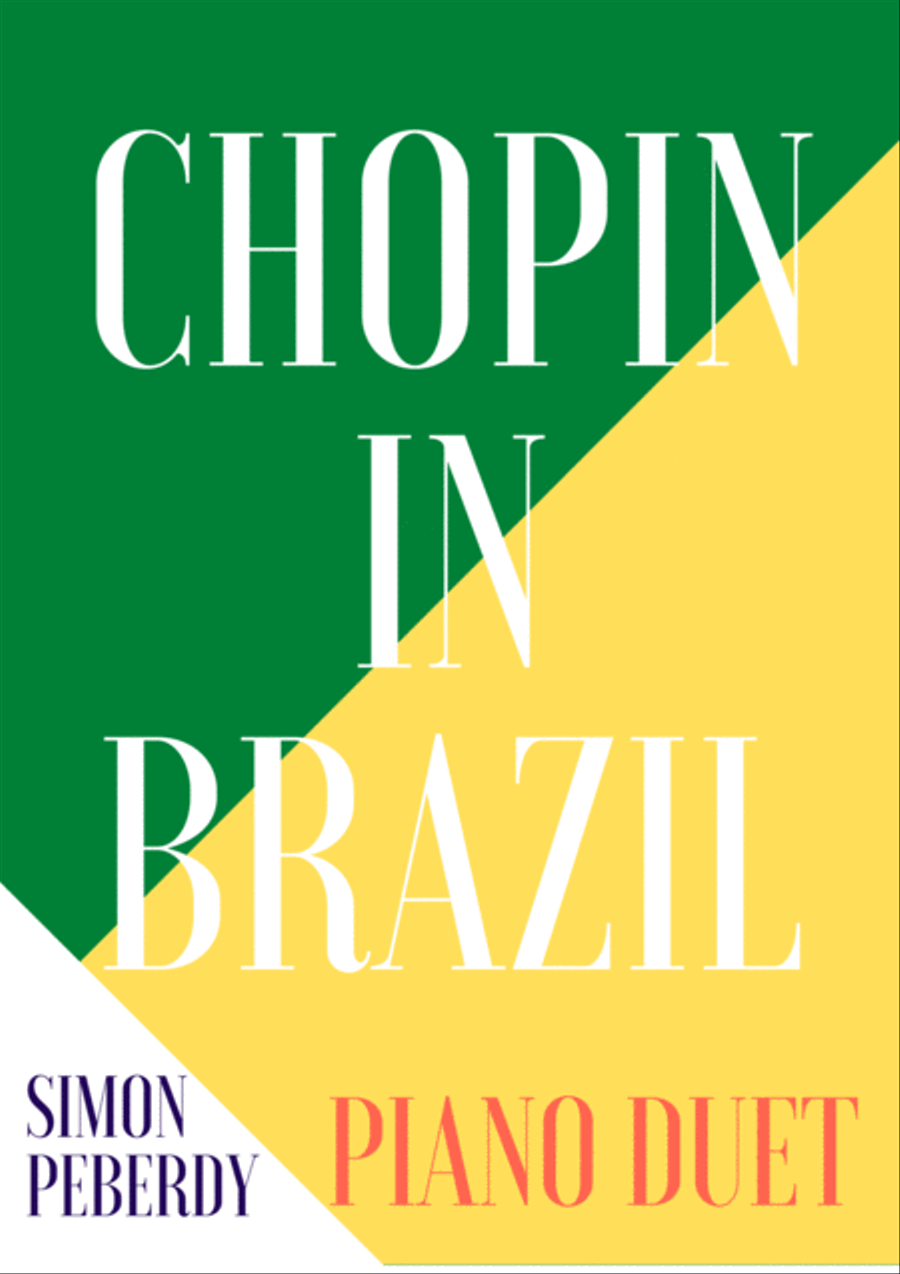 Chopin in Brazil, Samba Piano Duet based on Chopin's Prelude in E minor 1 Piano, 4-Hands scores gallery preview page 1