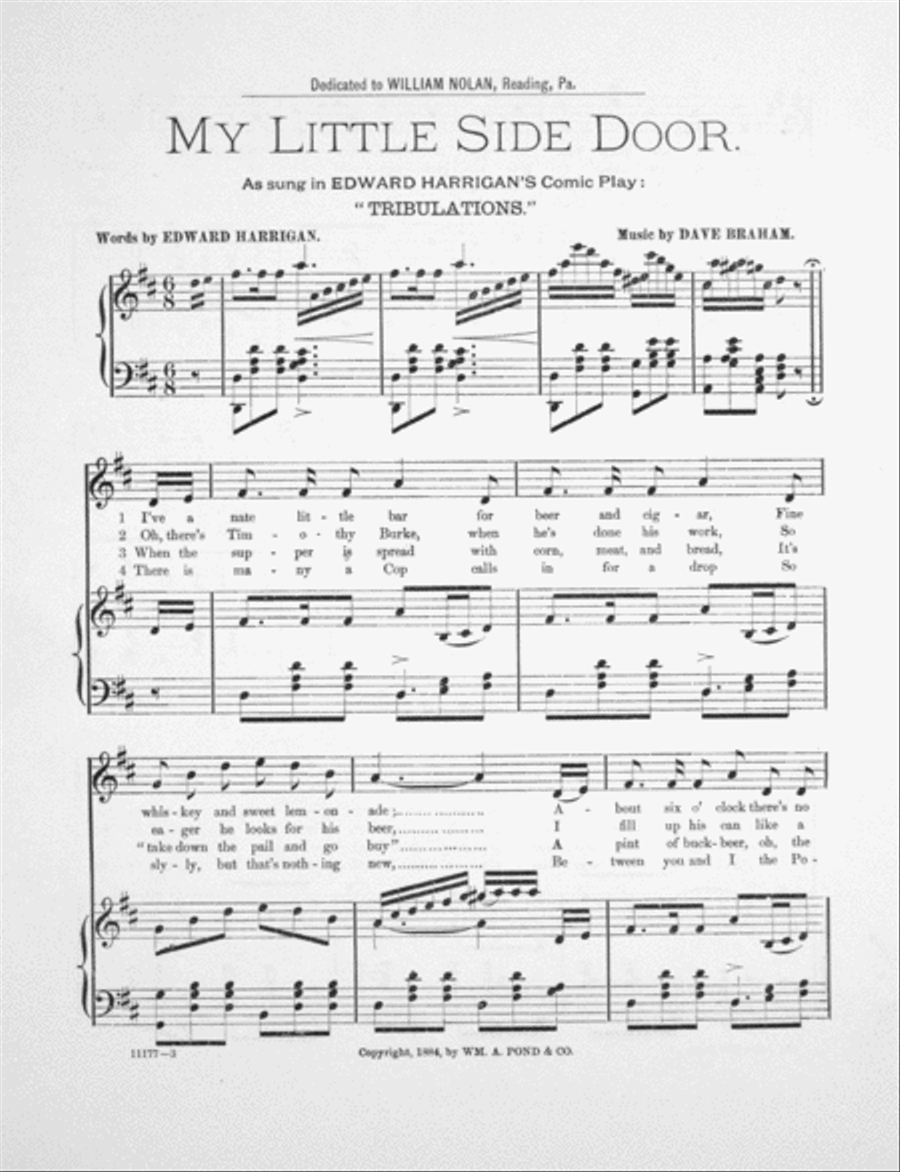 My Little Side Door. Song Voice scores gallery preview page 2