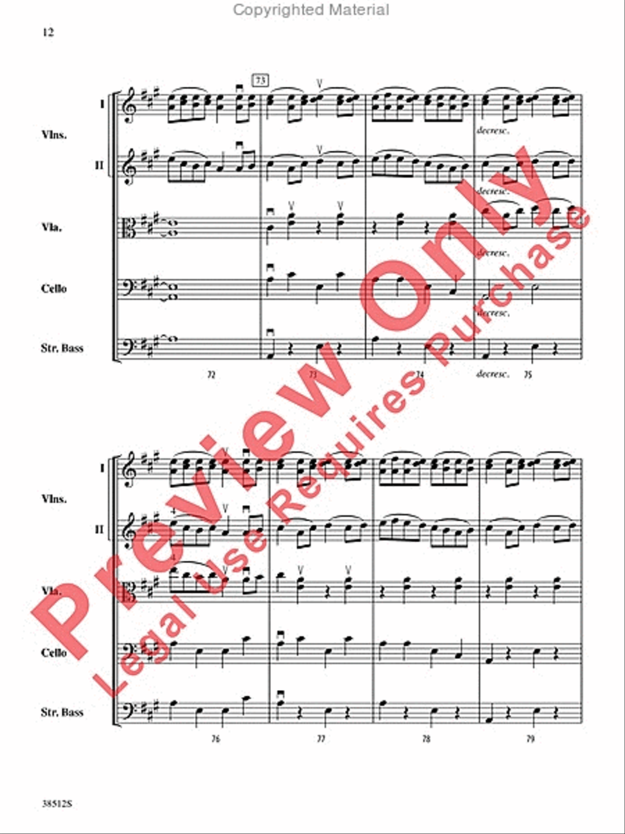 Bluegrass Fiddle Frenzy String Orchestra scores gallery preview page 13