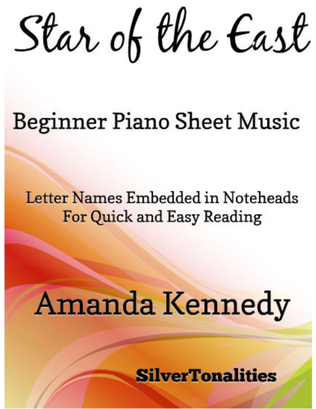 Book cover for Star of the East Beginner Piano Sheet Music