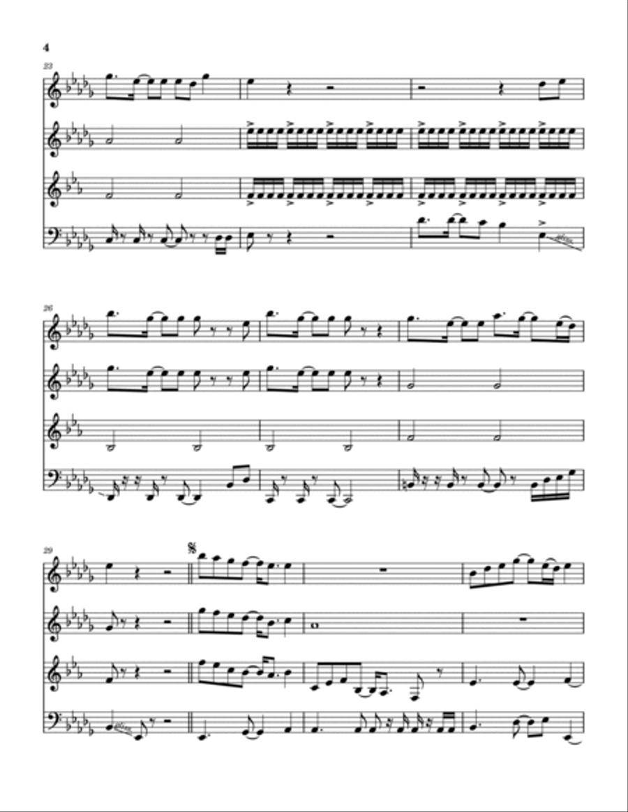 The Turning Point The Turning Point Woodwind Quartet scores gallery preview page 5