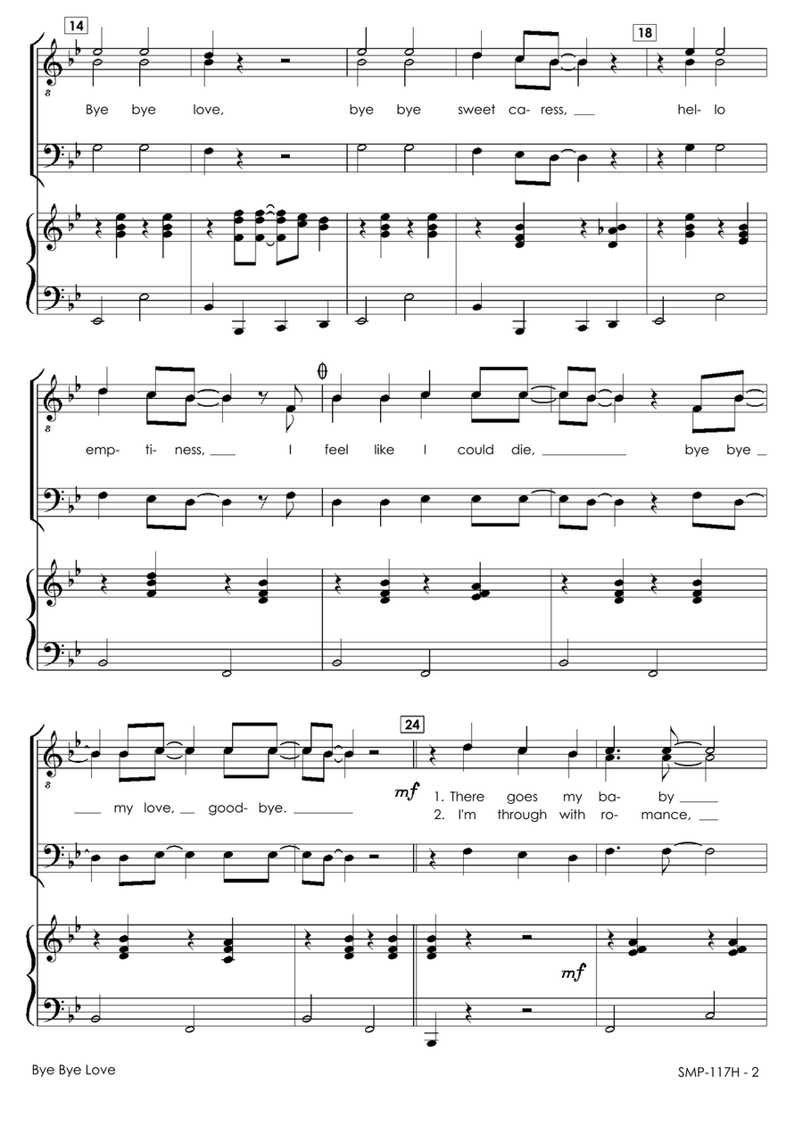 Bye Bye Love TTB scores gallery preview page 4