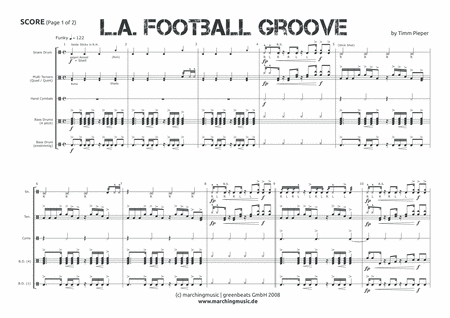 L.A. FOOTBALL GROOVE (Street Cadence) image number null