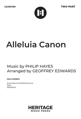 Book cover for Alleluia Canon