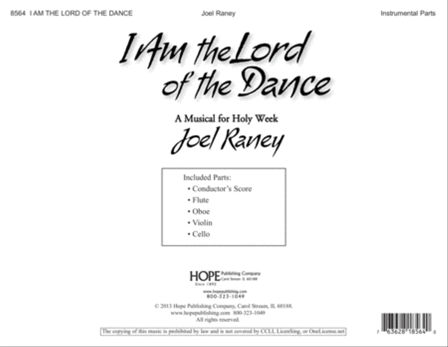 I Am the Lord of the Dance Flute scores gallery preview page 1