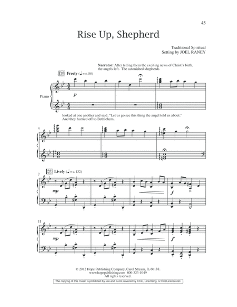 Let the Whole World Sing 4-Part scores gallery preview page 49