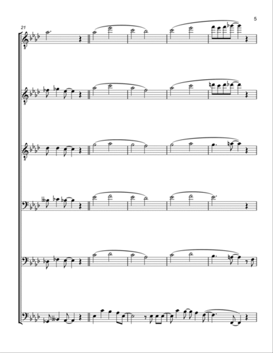 Jingle Bells Voice Solo scores gallery preview page 5