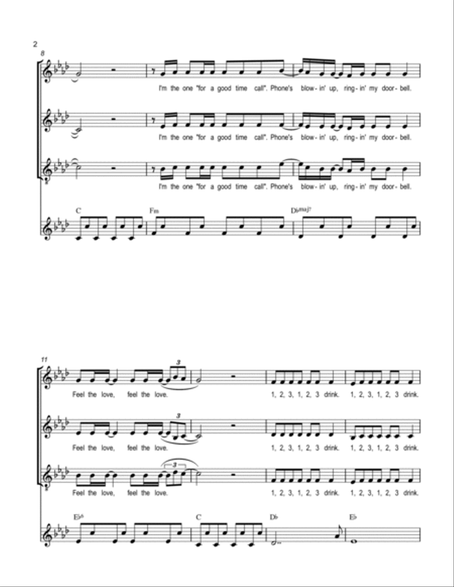 Chandelier Acoustic Guitar scores gallery preview page 2