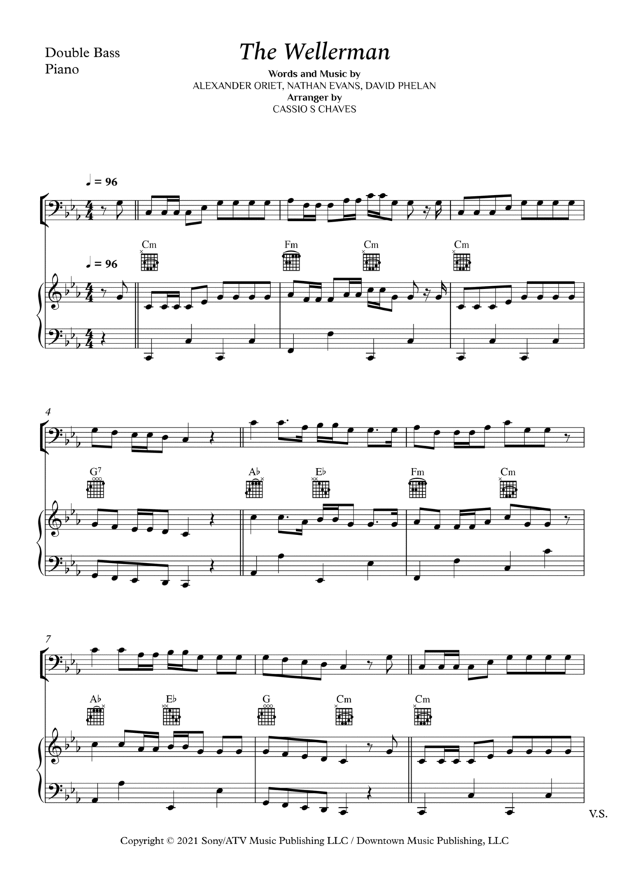 Wellerman Wellerman Small Ensemble scores gallery preview page 1