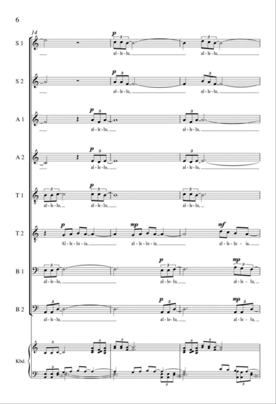Musica, Dei donum optimi Divisi scores gallery preview page 5