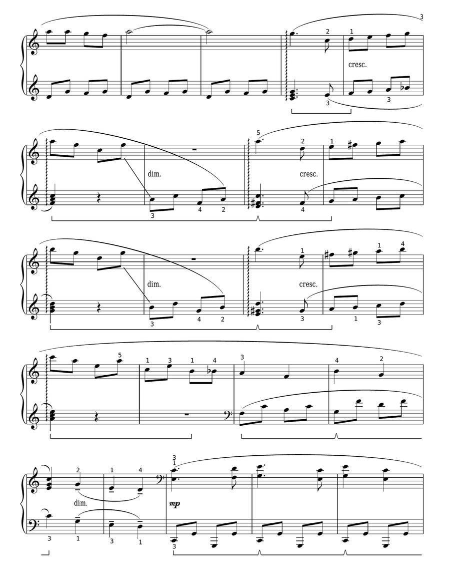 Do-Re-Mi (from The Sound of Music) Piano Solo scores gallery preview page 3