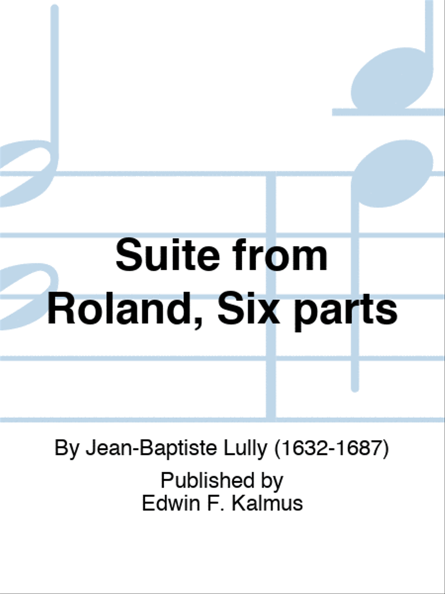 Suite from Roland, Six parts School and Community scores gallery preview page 1