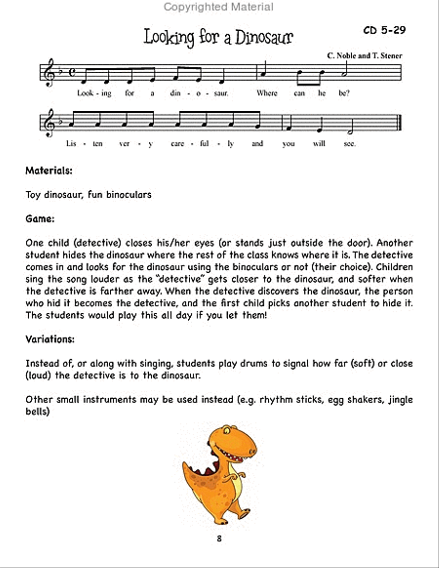 Making Music Fun for the Little Ones!, Book 1 CD scores gallery preview page 6