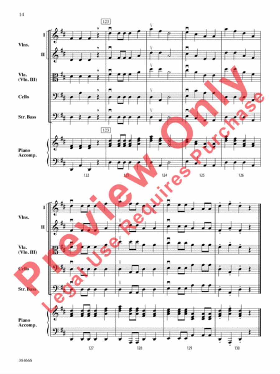 The Bows on the Bus String Orchestra scores gallery preview page 15