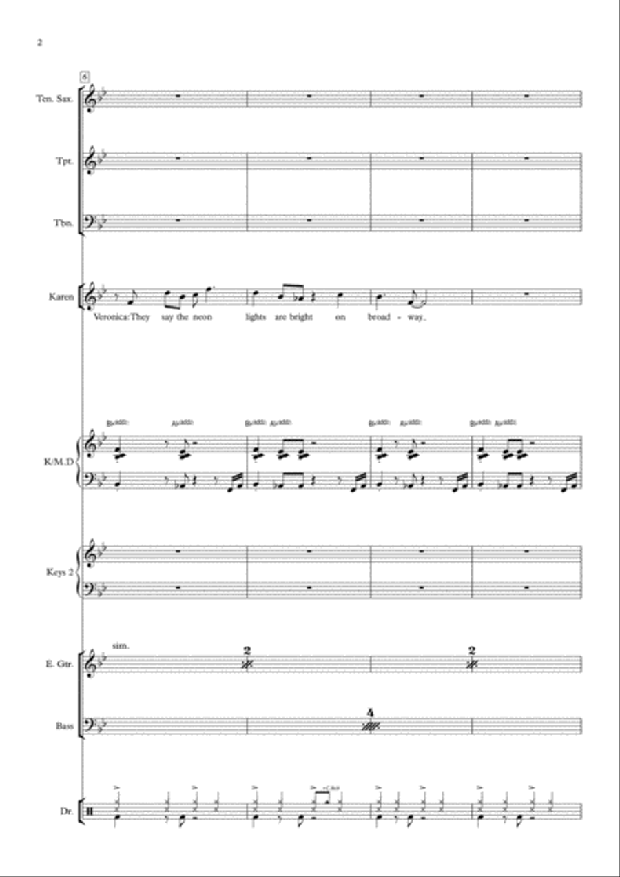 On Broadway Small Ensemble scores gallery preview page 2
