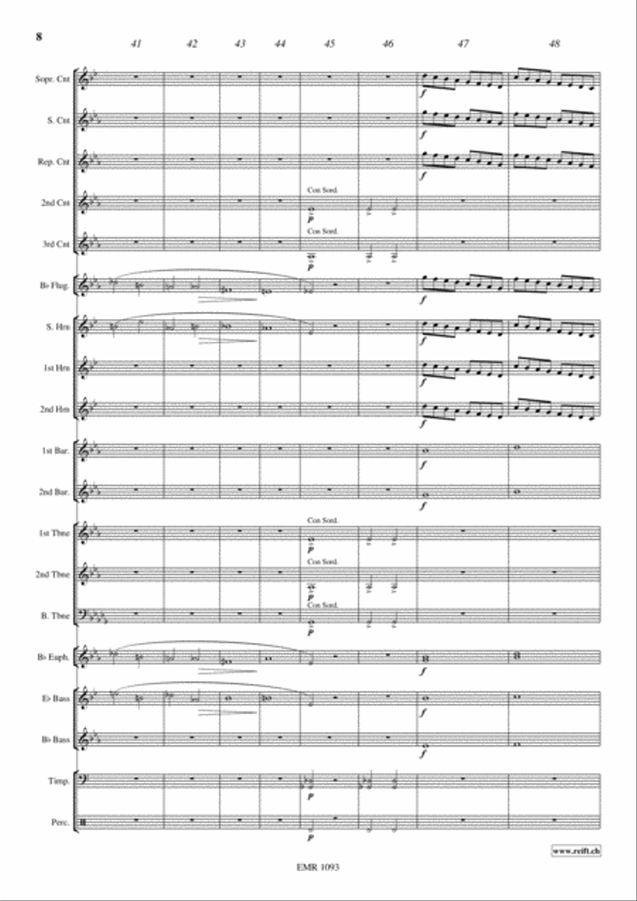 The Great Gate Of Kiev Brass Band scores gallery preview page 9